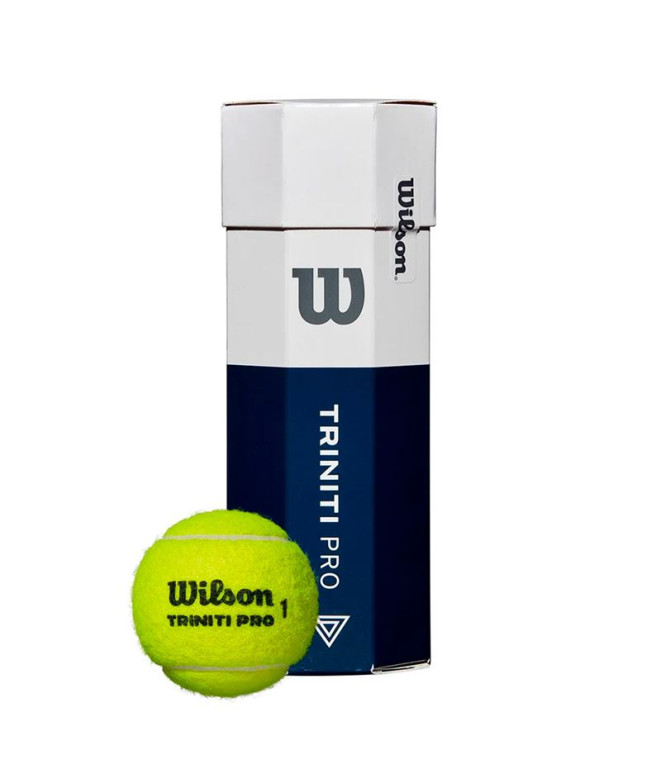 Bolas Tênis Wilson de Triniti Pro Tball 3 Ball Can Amarelo