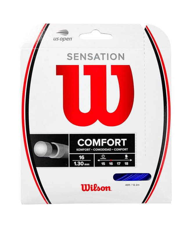 Cordaje de Tenis Wilson Sensation Blue 16 Set 16G