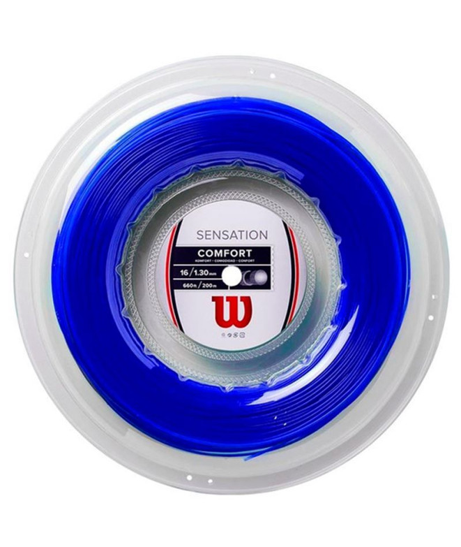 Cordaje de Tenis Wilson Sensation Blue 16 Reel Blue 16G