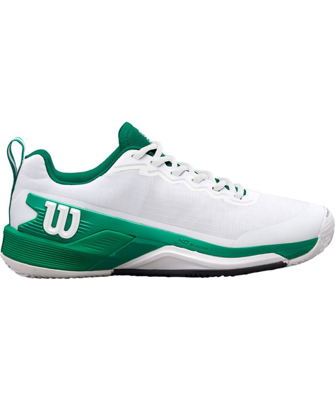 Chaussures de Tennis Wilson Rush Pro 4.5 Clay Blanc/Bosp Homme