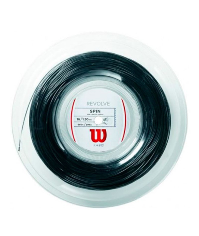 Cordaje de Tenis Wilson Revolve 16 Reel Negro