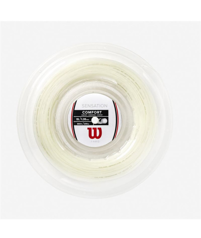 Cordaje de Tenis Wilson Sensation 15L 200M Reel Natural