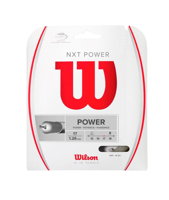 Cordaje de Tenis Wilson Nxt Power 17 Natural