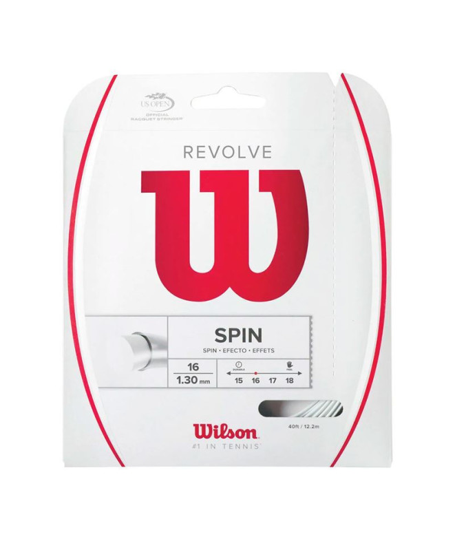 Cordaje de Tenis Wilson Revolve Blanco