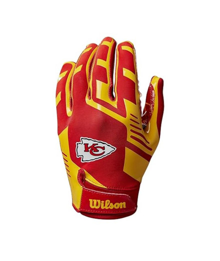 Luvas de Futebol Americano Wilson 71 Nfl Stretch Fit Kc...