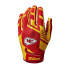 Gants de Football Americano Wilson 71 Nfl Stretch Fit Kc Rouge/Jaune
