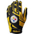 Luvas de Futebol Americano Wilson Ad Nfl Stretch Fit Pt Preto/Amarelo