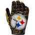 Gants de Football américain Wilson Ad Nfl Stretch Fit Pt Noir/Jaune