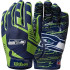 Gants de Football Americano Wilson Ad Nfl Stretch Fit Se Greenblue