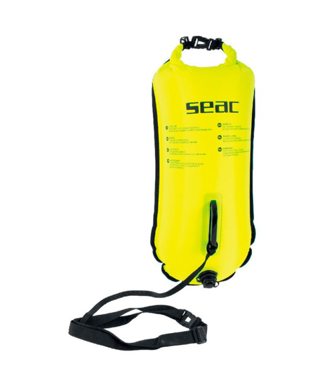 Bouée de Natation Seac Safe Dry Jaune 28 Lt