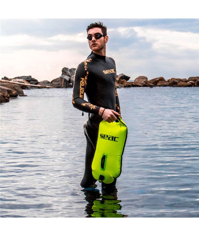 Boya de Natacion Seac Safe Dry Amarillo 28 Lt
