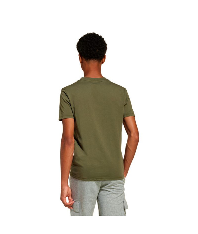 T-shirt adidas Enfant Lin 160 Vert foncé/Noir