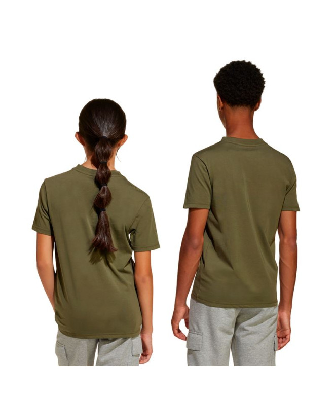 T-shirt adidas Enfant Lin 160 Vert foncé/Noir