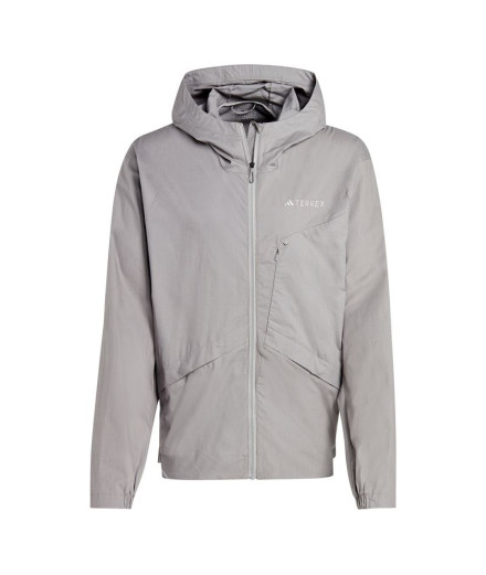 Chaqueta adidas XPL Wind Hombre Gris carbón sólido