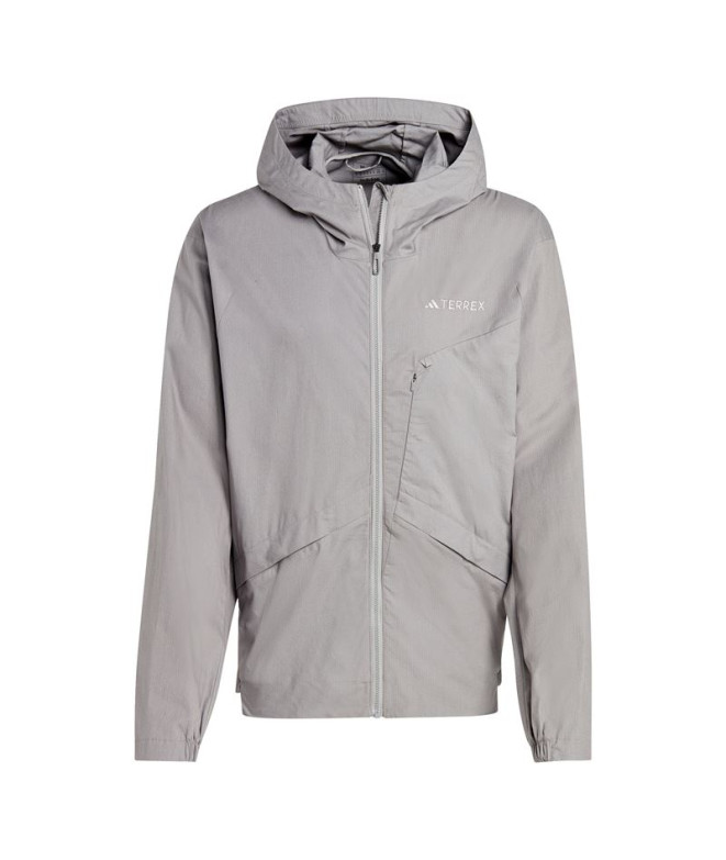 Chaqueta adidas XPL Wind Hombre Gris carbón sólido