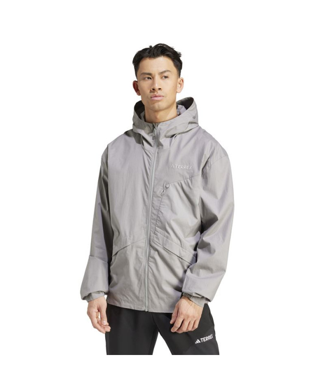 Veste adidas Homme XPL Wind Solid gris anthracite