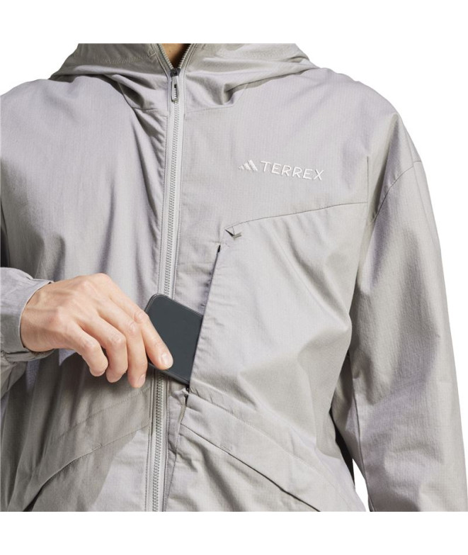 Veste adidas Homme XPL Wind Solid gris anthracite