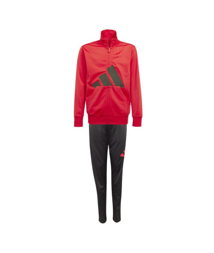 adidas Enfant Tracksuit Big Logo Rouge/Noir adidas Enfant Tracksuit Big Logo Rouge/Noir
