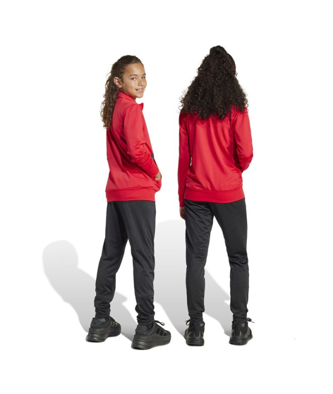 adidas Enfant Tracksuit Big Logo Rouge/Noir