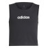 Camiseta adidas Menina Jg Linear Tank Preto/Branco