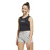 Camiseta adidas Menina Jg Linear Tank Preto/Branco