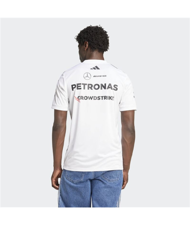 T-shirt adidas Homme Motor Sport Blanc/Noir