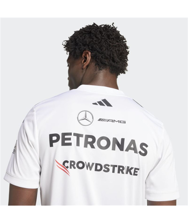 T-shirt adidas Homme Motor Sport Blanc/Noir