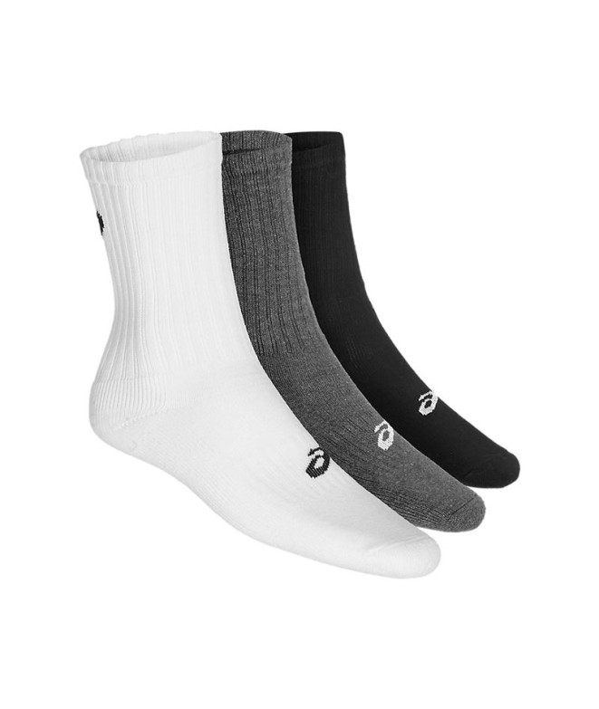 Chaussettes ASICS 3PPK Crew Noir/Gris/Blanc