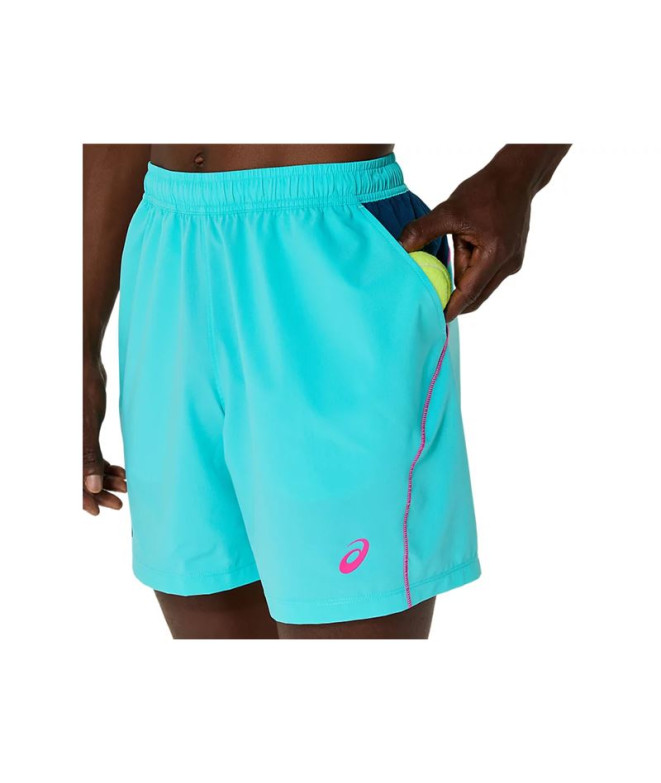 Calça Asics Court Homem Padel curto Padel 7In Aqua