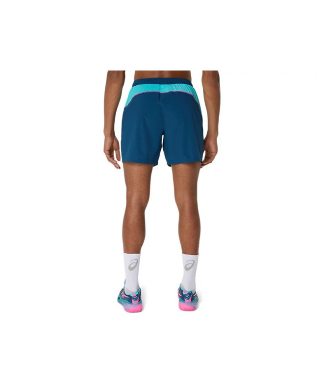 Calça Asics Court Homem Padel curto Padel 7em azul