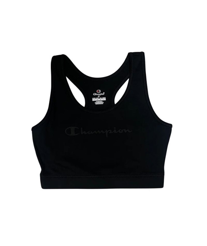 Sujetador deportivo de Fitness Champion Bra Mujer Negro
