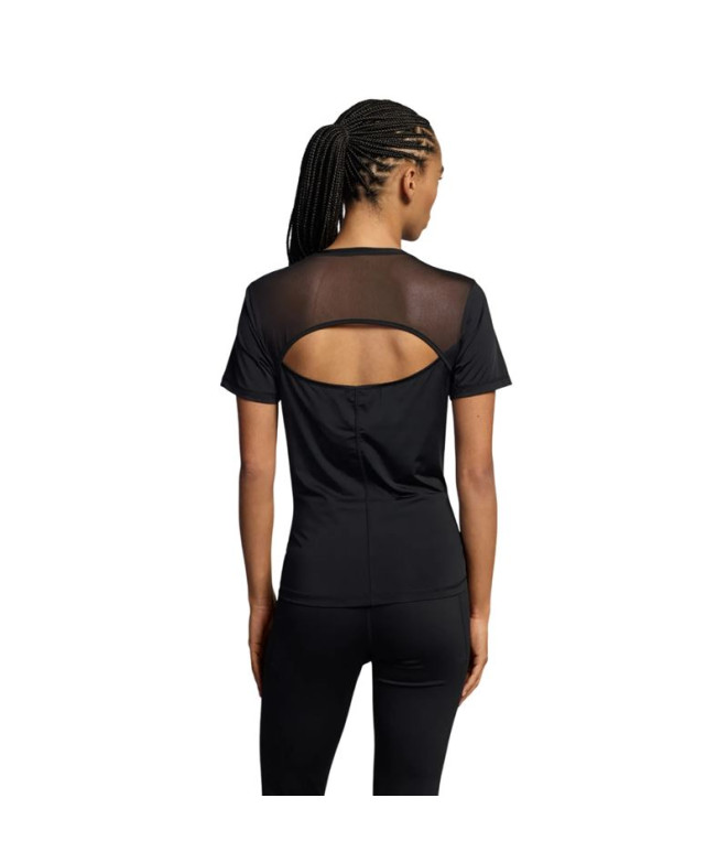 T-shirt Champion Femme SS Noir