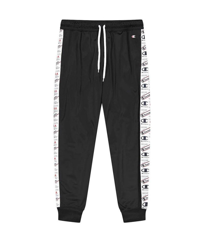 Pantalon Champion Homme Poignet côtelé noir