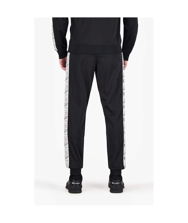 Calça Champion Homem Punho com nervuras Preto