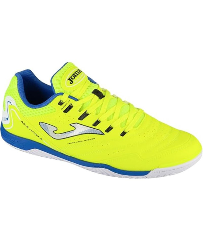 Zapatillas Joma Maxima 2509 Hombre Amarillo Indoor