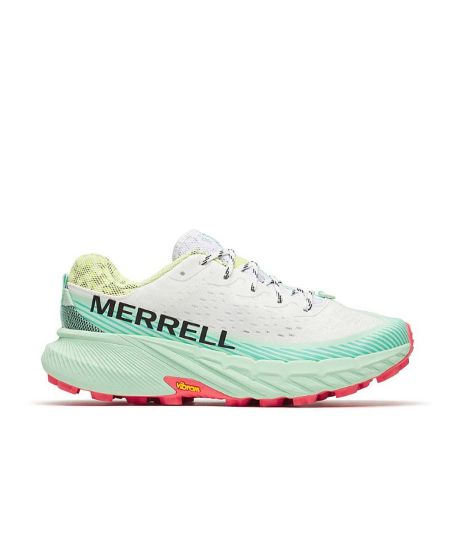 Chaussures Trail Merrell Femme de Agility Peak 5 Blanc/Céladon