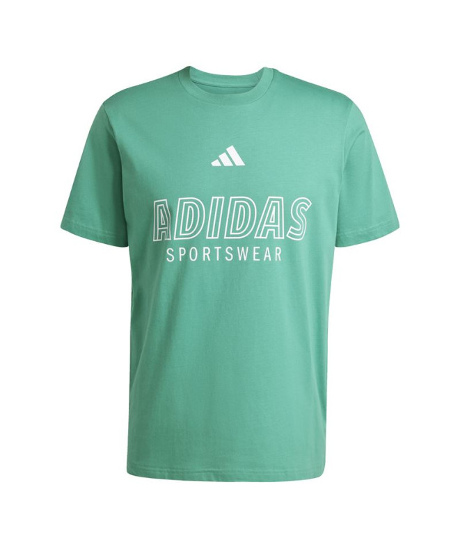 Camiseta adidas Hot Spw Hombre Verde
