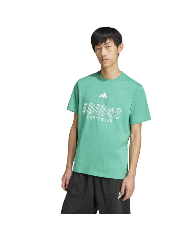 T-shirt adidas Homme Hot Spw Green