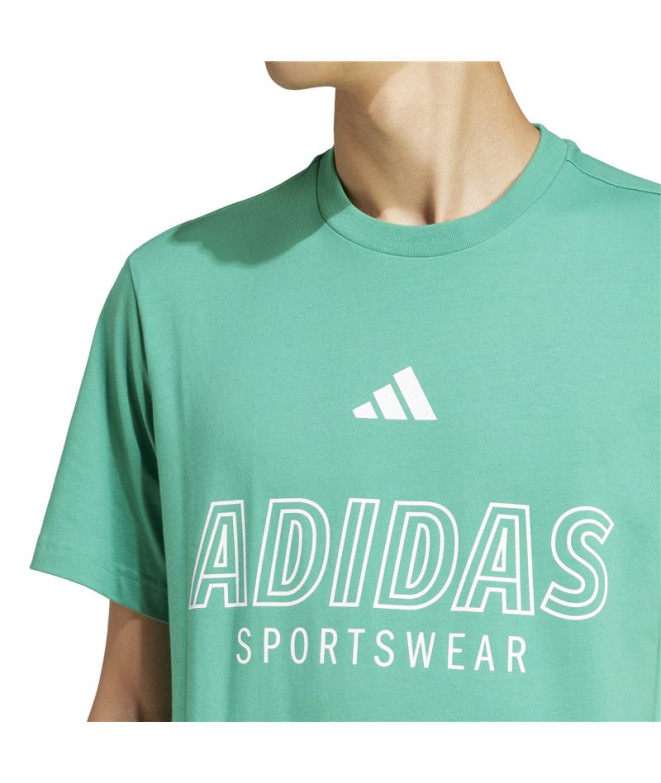 T-shirt adidas Homme Hot Spw Green