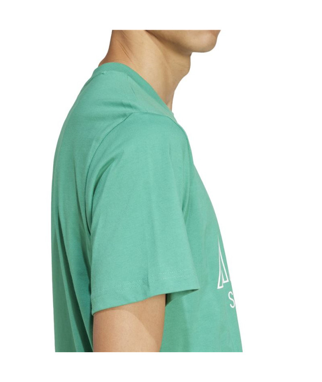T-shirt adidas Homme Hot Spw Green