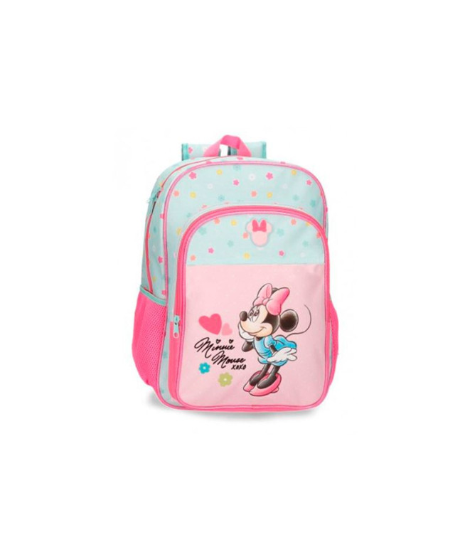 Mochila Disney Adapt 40Cm Minnie Imagine Rosa