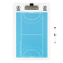 Tableau Tactique Réversible Match 40X25 - Handball/Salle Enebe