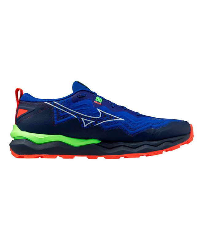 Chaussures Trail Mizuno Homme de Wave Daichi 9 Bleu cobalt