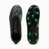 Futebol Infantil Botas Puma Future 8 Play Fg/Ag Preto-Prata-Verde