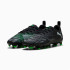 Futebol Infantil Botas Puma Future 8 Play Fg/Ag Preto-Prata-Verde