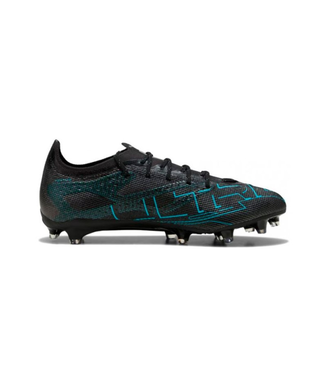 Futebol Botas Puma Ultra 5 Pro Fg/Ag Preto-Prata-Azul