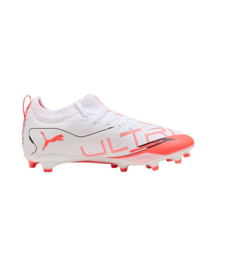 Botas de futebol Puma Ultra 5 Match Fg/Ag, Whi Menino