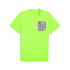 Camiseta Fitness Homem puma M Flex Pocket Tee Green Glare