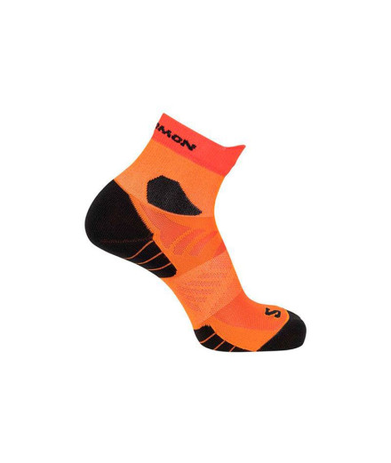 Calcetines de Trail Salomon Aero Ankle Red Orange/Turmeric