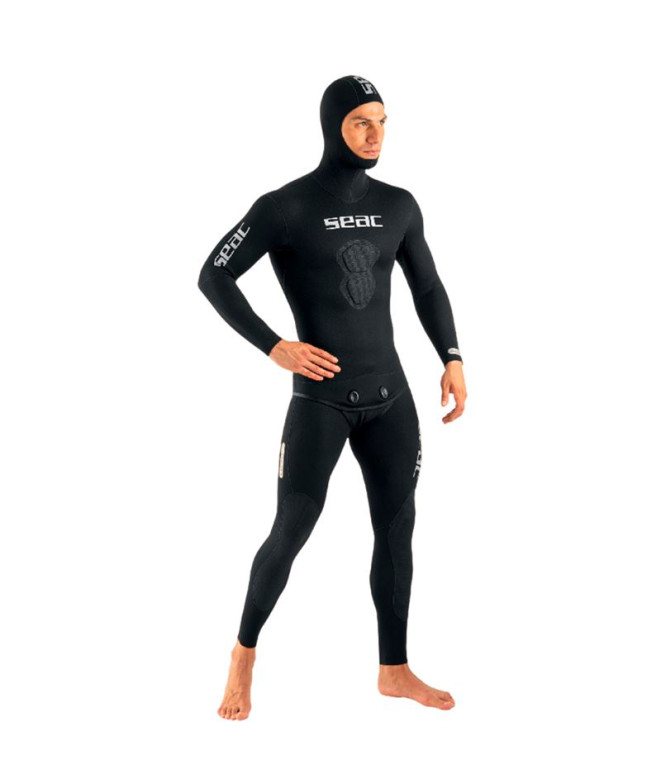 Chaqueta + Pantalones Seac Negro Shark Hombre 7 Mm
